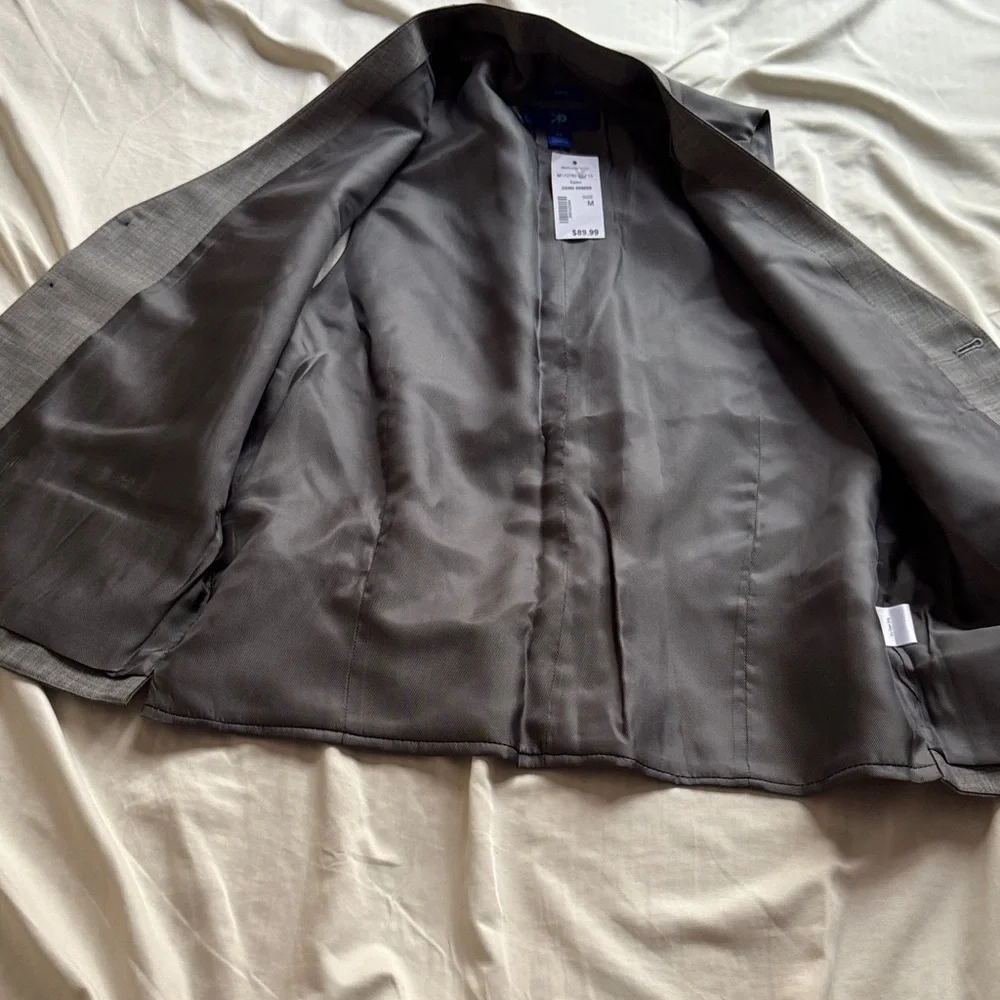 Egara Charcoal Gray Suit Vest - Picture 4 of 6